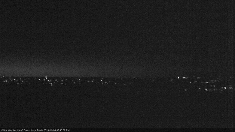 Lake Travis webcam, November 4, 2018 5:45 PM CT