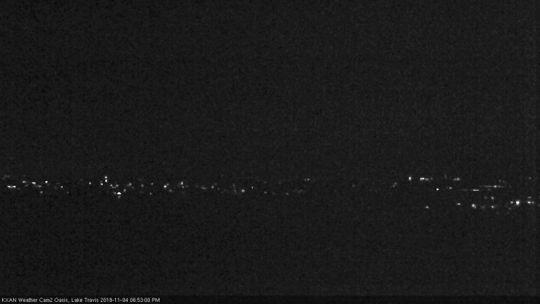 Lake Travis webcam, November 4, 2018 5:55 PM CT