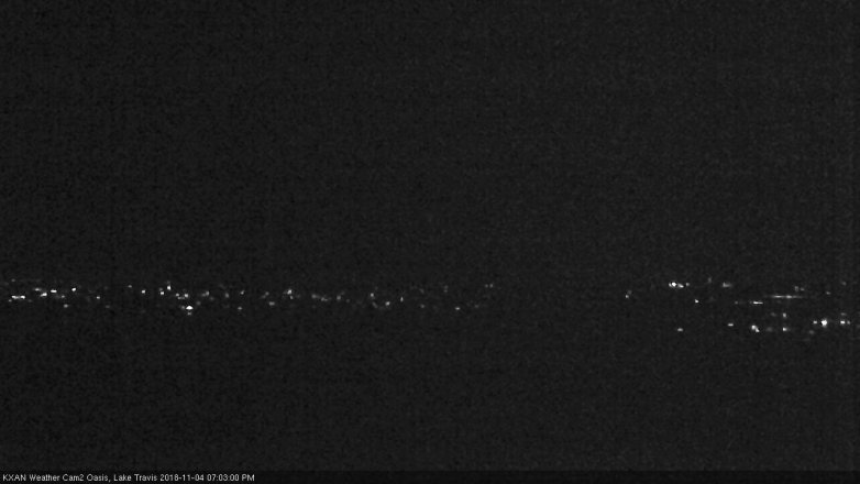 Lake Travis webcam, November 4, 2018 6:05 PM CT