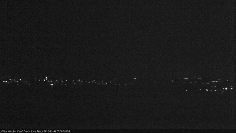 Lake Travis webcam, November 4, 2018 6:10 PM CT