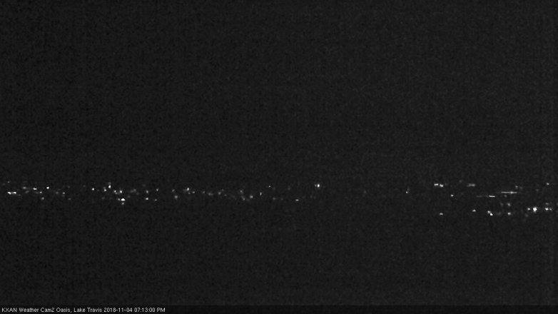 Lake Travis webcam, November 4, 2018 6:15 PM CT