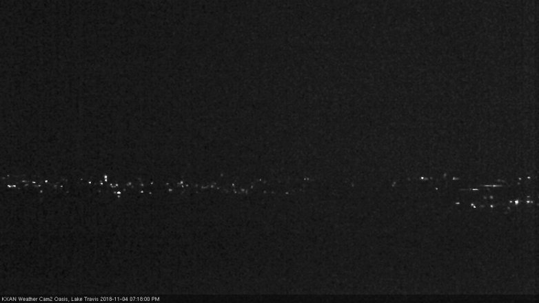 Lake Travis webcam, November 4, 2018 6:20 PM CT