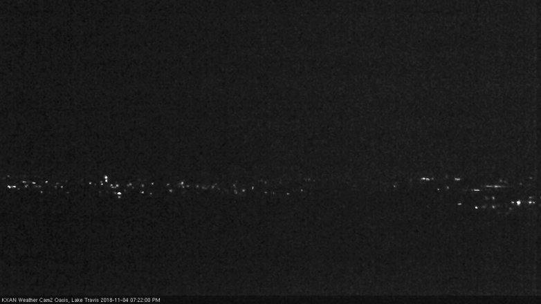 Lake Travis webcam, November 4, 2018 6:25 PM CT