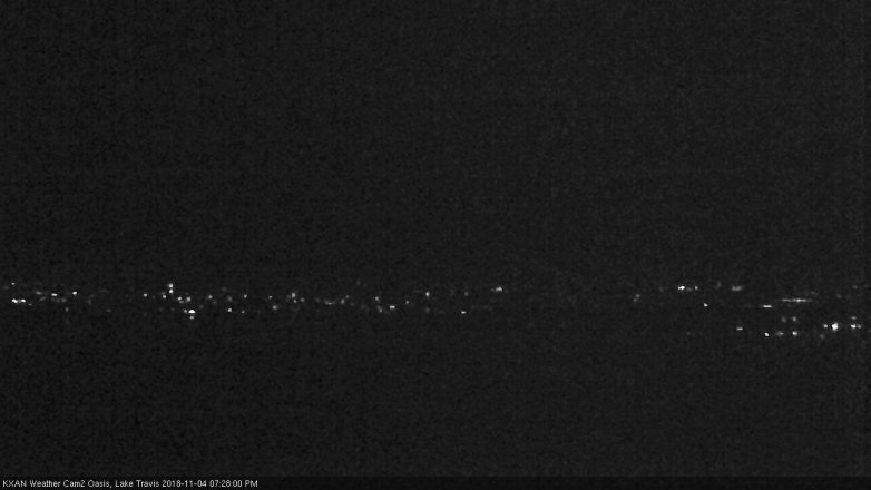 Lake Travis webcam, November 4, 2018 6:30 PM CT