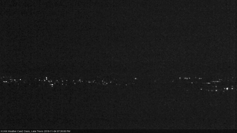 Lake Travis webcam, November 4, 2018 6:40 PM CT