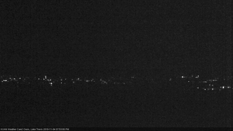 Lake Travis webcam, November 4, 2018 6:55 PM CT