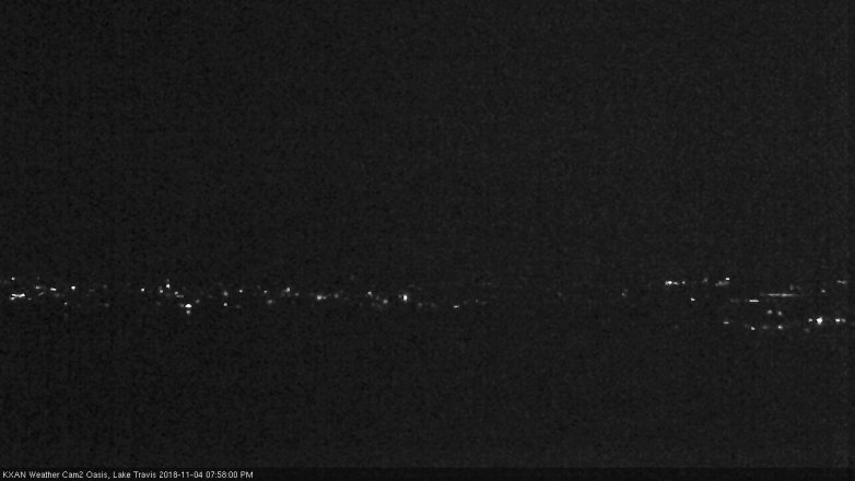 Lake Travis webcam, November 4, 2018 7:00 PM CT