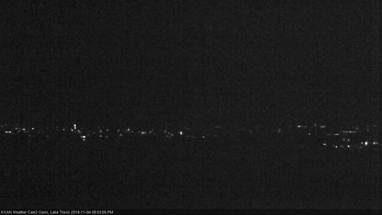 Lake Travis webcam, November 4, 2018 7:05 PM CT