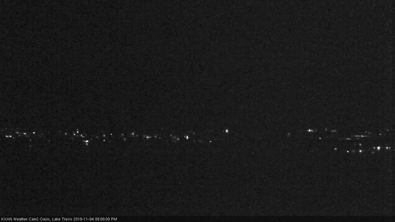 Lake Travis webcam, November 4, 2018 7:10 PM CT