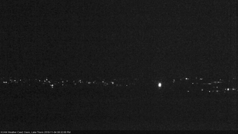 Lake Travis webcam, November 4, 2018 7:35 PM CT