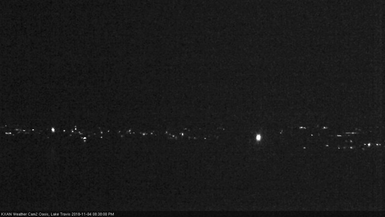 Lake Travis webcam, November 4, 2018 7:40 PM CT