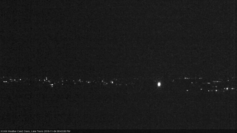 Lake Travis webcam, November 4, 2018 7:45 PM CT