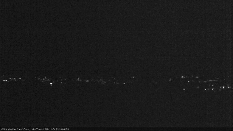 Lake Travis webcam, November 4, 2018 8:15 PM CT