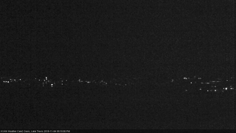 Lake Travis webcam, November 4, 2018 8:20 PM CT