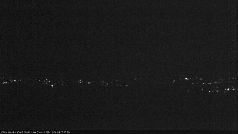 Lake Travis webcam, November 4, 2018 8:25 PM CT