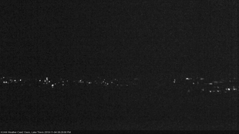 Lake Travis webcam, November 4, 2018 8:30 PM CT