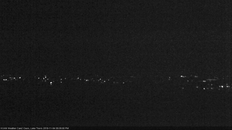 Lake Travis webcam, November 4, 2018 8:40 PM CT