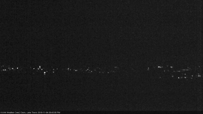 Lake Travis webcam, November 4, 2018 8:45 PM CT