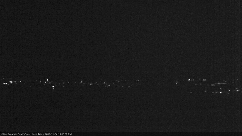 Lake Travis webcam, November 4, 2018 9:05 PM CT