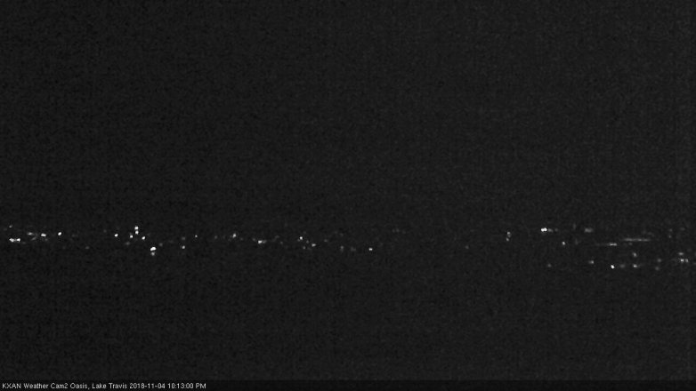 Lake Travis webcam, November 4, 2018 9:15 PM CT