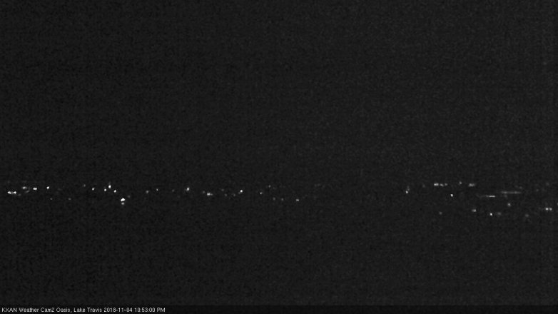 Lake Travis webcam, November 4, 2018 9:55 PM CT