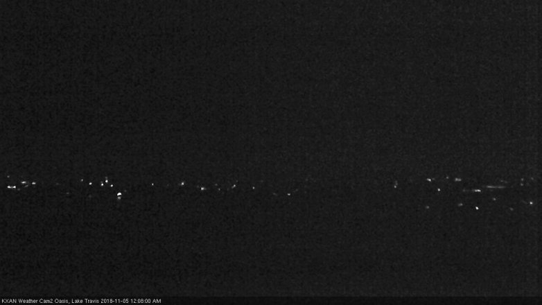 Lake Travis webcam, November 4, 2018 11:10 PM CT