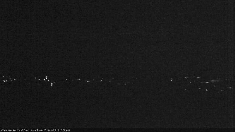 Lake Travis webcam, November 4, 2018 11:20 PM CT