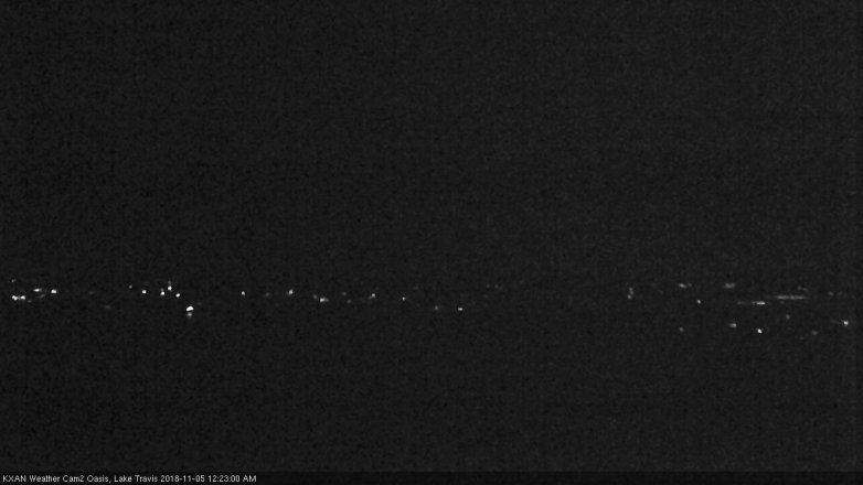 Lake Travis webcam, November 4, 2018 11:25 PM CT