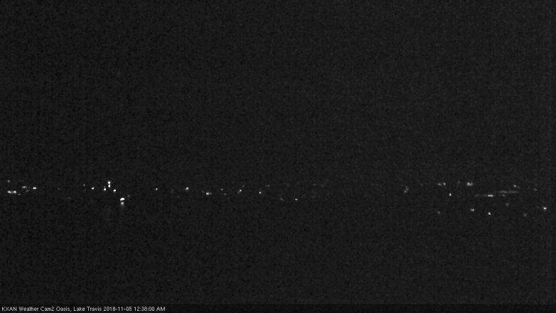 Lake Travis webcam, November 4, 2018 11:40 PM CT