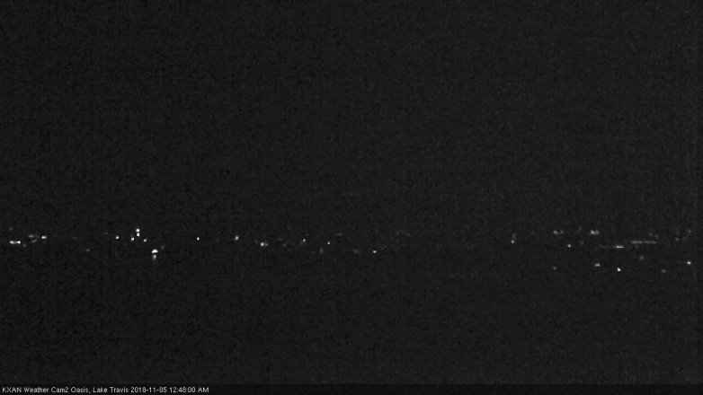 Lake Travis webcam, November 4, 2018 11:50 PM CT