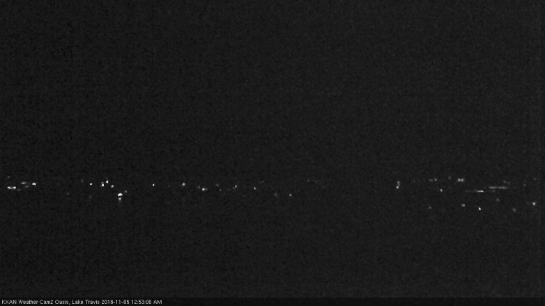 Lake Travis webcam, November 4, 2018 11:55 PM CT