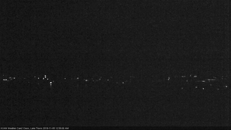 Lake Travis webcam, November 4, 2018 12:00 AM CT