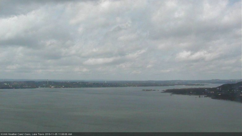 Lake Travis webcam, November 5, 2018 10:10 AM CT