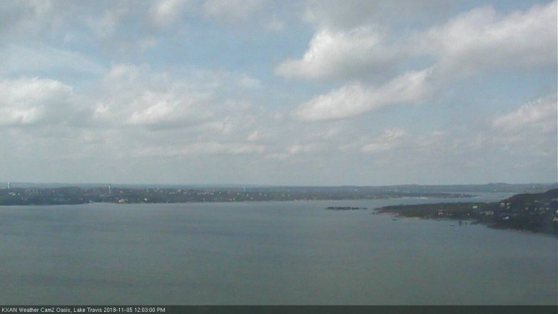 Lake Travis webcam, November 5, 2018 11:05 AM CT