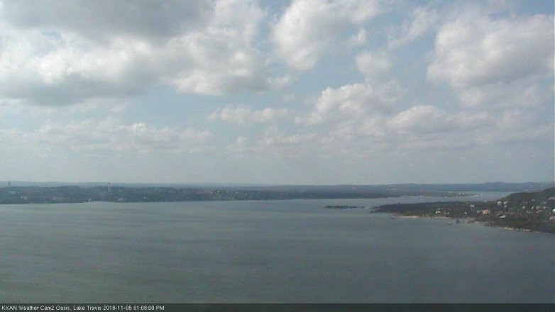 Lake Travis webcam, November 5, 2018 12:10 PM CT