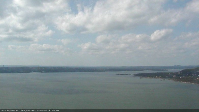 Lake Travis webcam, November 5, 2018 12:15 PM CT