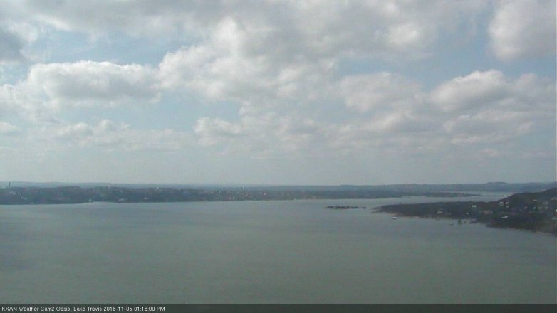 Lake Travis webcam, November 5, 2018 12:20 PM CT