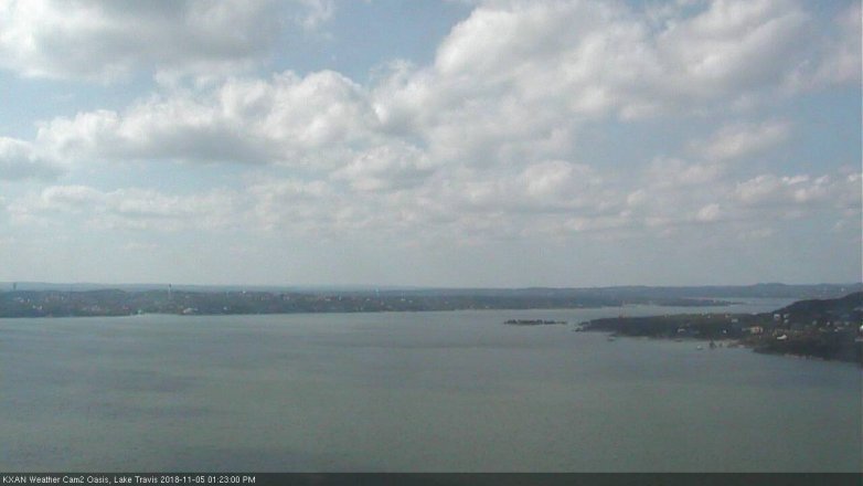 Lake Travis webcam, November 5, 2018 12:25 PM CT