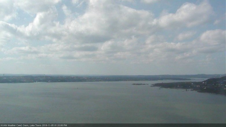 Lake Travis webcam, November 5, 2018 12:35 PM CT