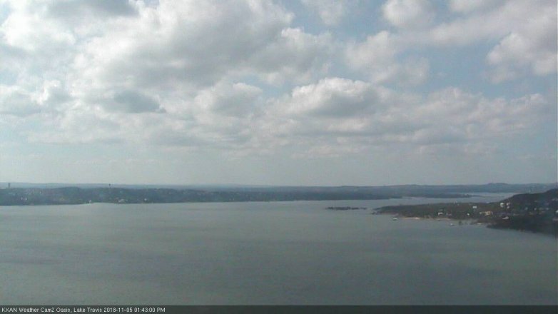 Lake Travis webcam, November 5, 2018 12:45 PM CT
