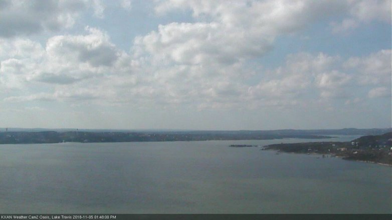Lake Travis webcam, November 5, 2018 12:50 PM CT