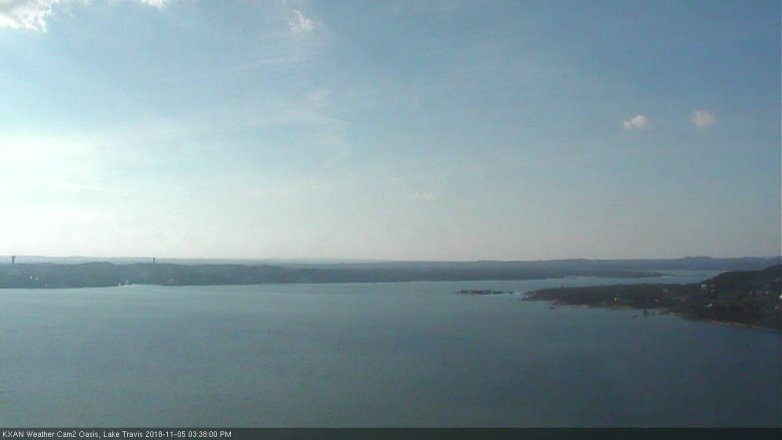 Lake Travis webcam, November 5, 2018 2:40 PM CT