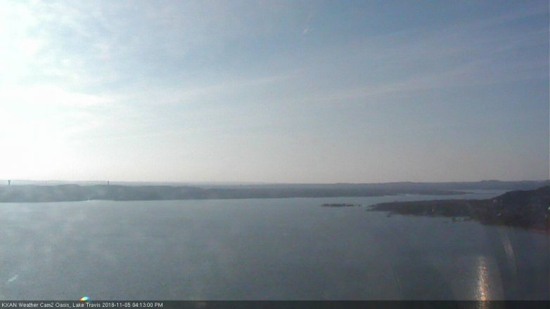 Lake Travis webcam, November 5, 2018 3:15 PM CT