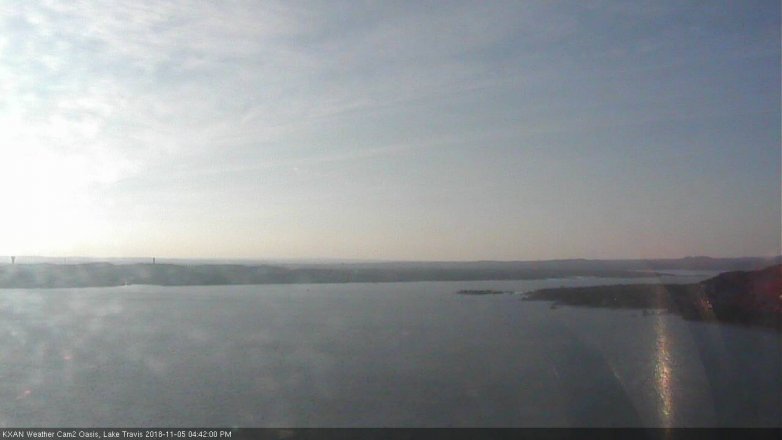 Lake Travis webcam, November 5, 2018 3:45 PM CT