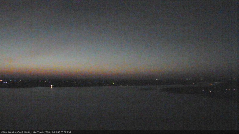 Lake Travis webcam, November 5, 2018 5:25 PM CT