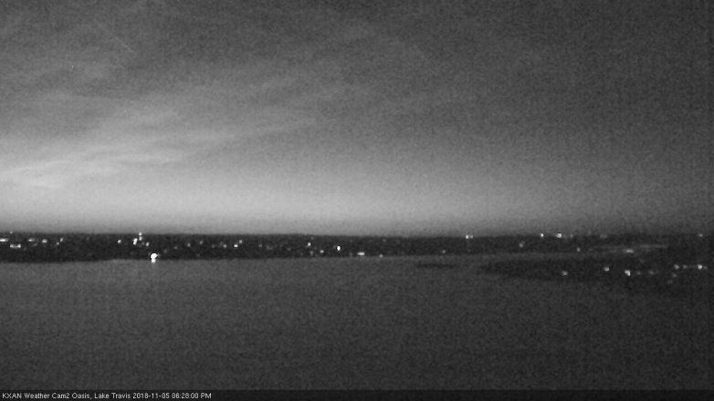 Lake Travis webcam, November 5, 2018 5:30 PM CT