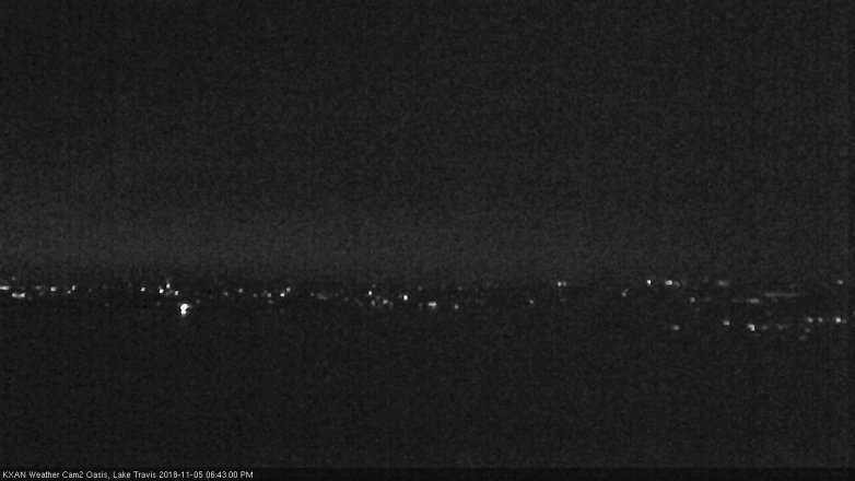 Lake Travis webcam, November 5, 2018 5:45 PM CT