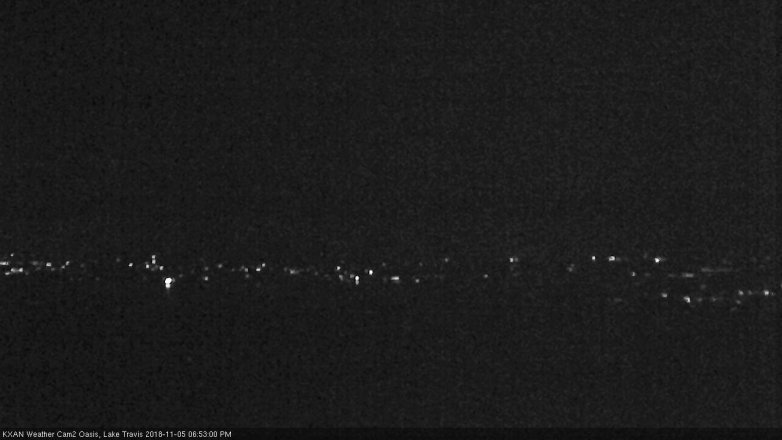 Lake Travis webcam, November 5, 2018 5:55 PM CT