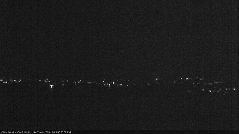 Lake Travis webcam, November 5, 2018 6:00 PM CT