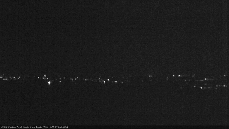 Lake Travis webcam, November 5, 2018 6:05 PM CT